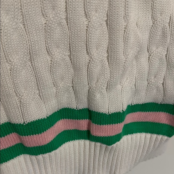 Lilly Pulitzer V-Neck Cable Knit Sweater - Picture 4 of 4